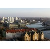 Fotografia Wrocław „Panorama miasta z Mostem Grunwaldzkim i rzeką Odrą”