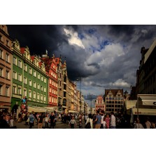 Fotografia Wrocław „Rynek i chmury”