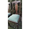 4 dębowe krzesła z XIX wieku